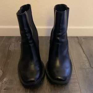Asos block chunky boots